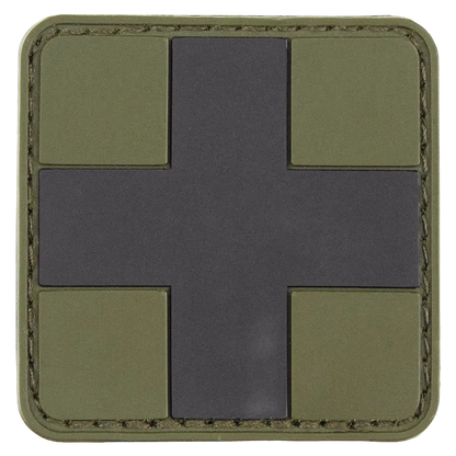 MFH Velcro Patch First Aid 3D OD Green/Black 5x5cm - Αυτοκόλλητο First Aid Tactical