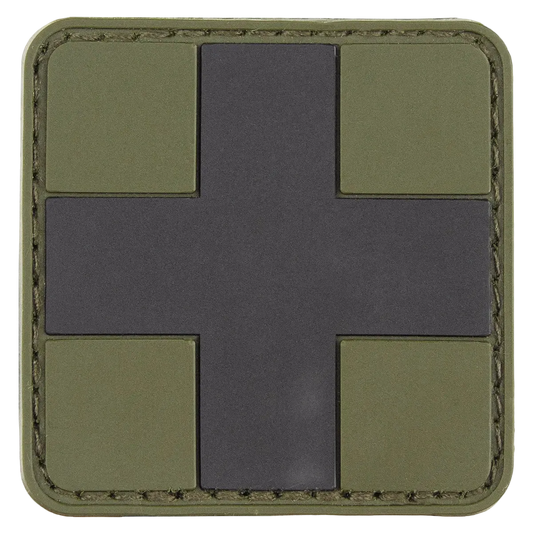 MFH Velcro Patch First Aid 3D OD Green/Black 5x5cm - Αυτοκόλλητο First Aid Tactical