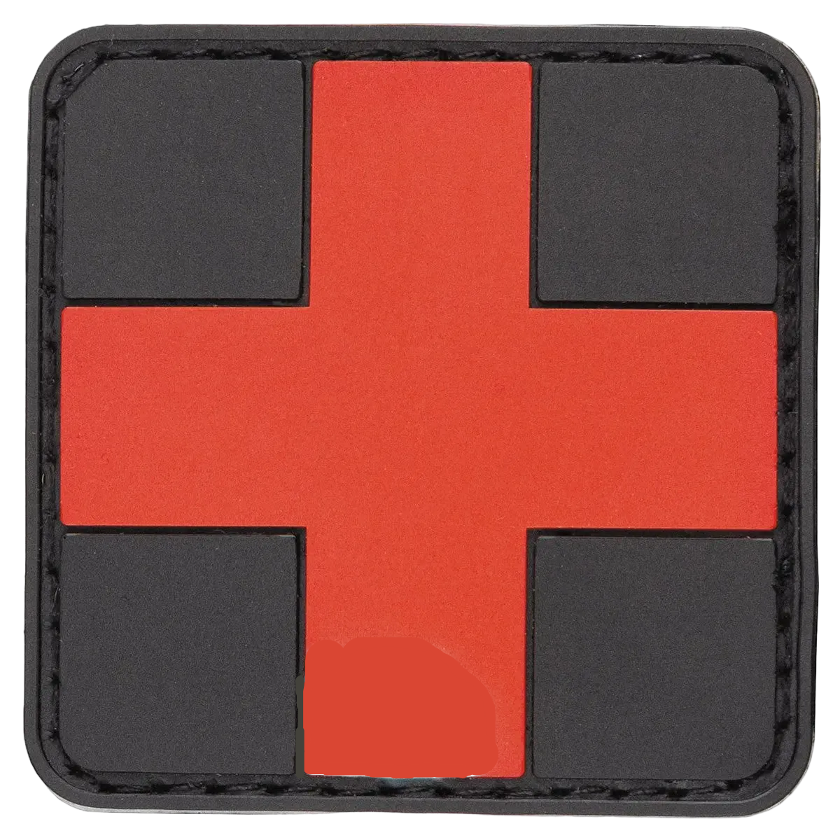 MFH Velcro Patch First Aid 3D Black/Red 5x5cm - Αυτοκόλλητο First Aid Tactical