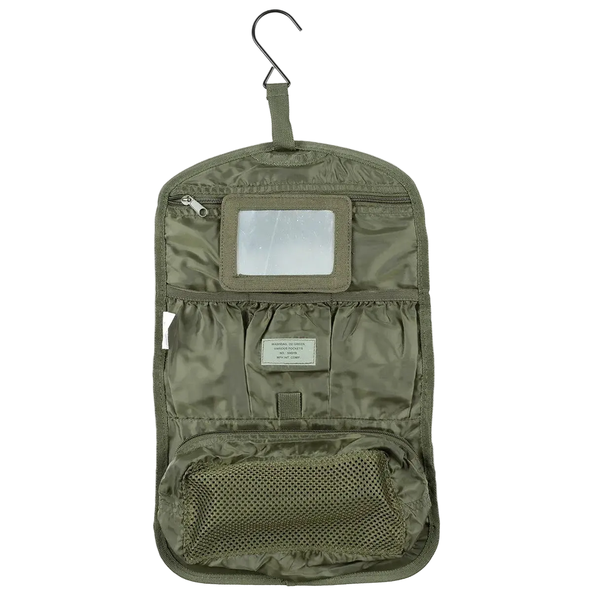 MFH Washbag OD Green Rollable - Τακτική Τσάντα Προσωπικής Υγιεινής