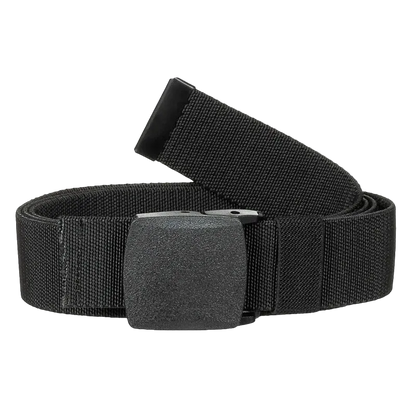 MFH Tactical Elastic Web Belt Black 3.7cm - Ελαστική Ζώνη με Πόρπη