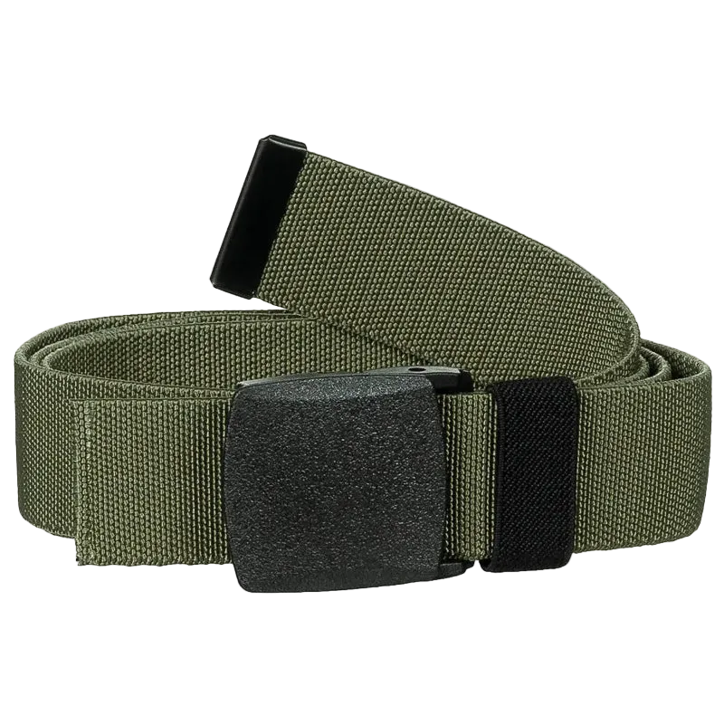 MFH Tactical Elastic Web Belt OD Green 3.7cm - Ελαστική Ζώνη με Πόρπη