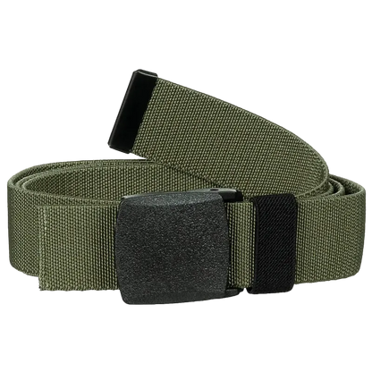 MFH Tactical Elastic Web Belt OD Green 3.7cm - Ελαστική Ζώνη με Πόρπη