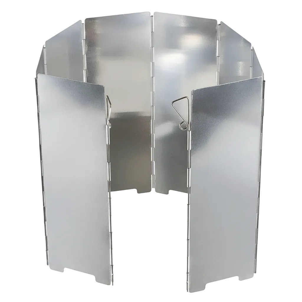FOX Outdoor Windscreen Aluminium Foldable 8 Blades - Ανεμοφράκτης Αλουμινίου Camping