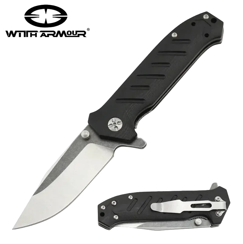 WithArmour Shooter Folding Knife - Σουγιάς EDC 440C Flipper G10