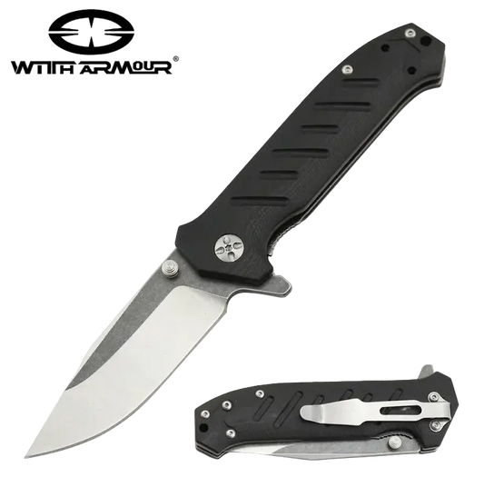 WithArmour Shooter Folding Knife - Σουγιάς EDC 440C Flipper G10