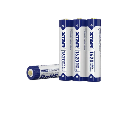 XTAR 16340 AAA Rechargeable Li-ion Battery 1620mWh - Επαναφορτιζόμενες Μπαταρίες (Pack of 4)