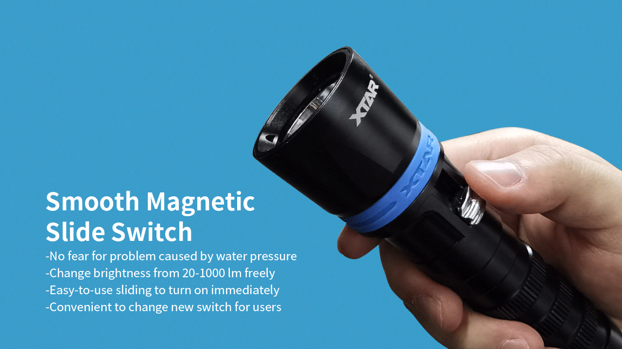 XTAR - DH1 Accessories-switch, driver NSO Gear diving accessories