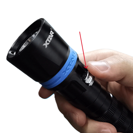 XTAR DS1 Accessories - Magnet Switch, Glass, Driver, Lamp, O-ring - Αξεσουάρ Diving Light