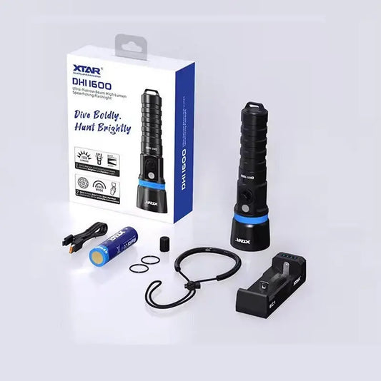 XTAR Hunter DH1 1600 Lumens Dive Light NSO Gear 