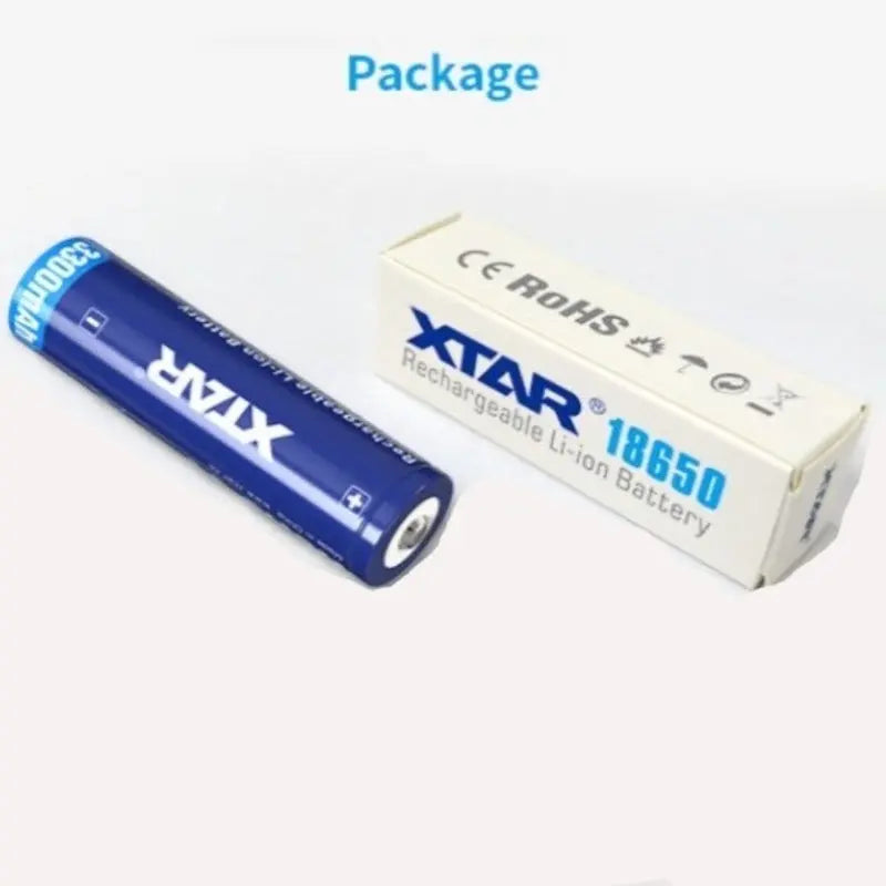 XTAR Rechargeable 3.6V Protected 18650 3300mAh NSO Gear Batteries