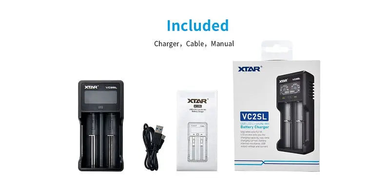XTAR VC2SL Charger NSO Gear battery charger