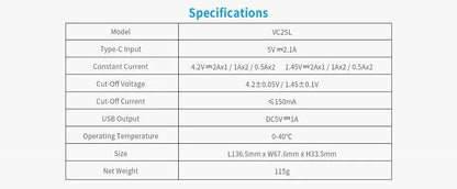 XTAR VC2SL Charger NSO Gear battery charger