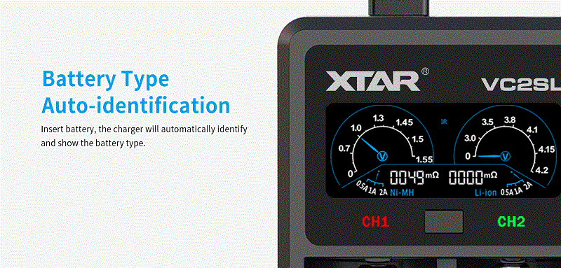 XTAR VC2SL Charger NSO Gear 