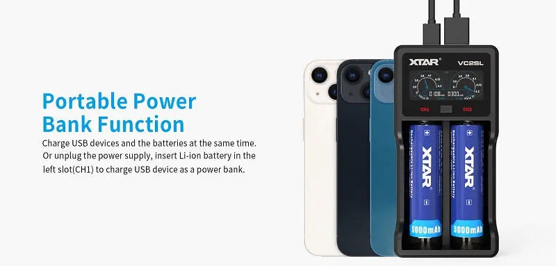 XTAR VC2SL Charger NSO Gear battery charger