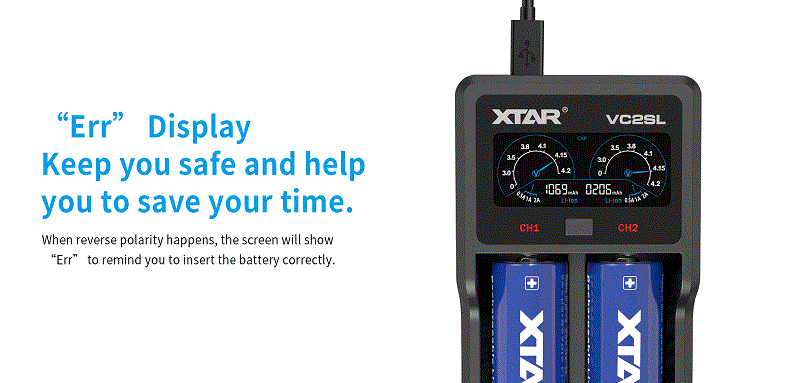 XTAR VC2SL Charger NSO Gear 