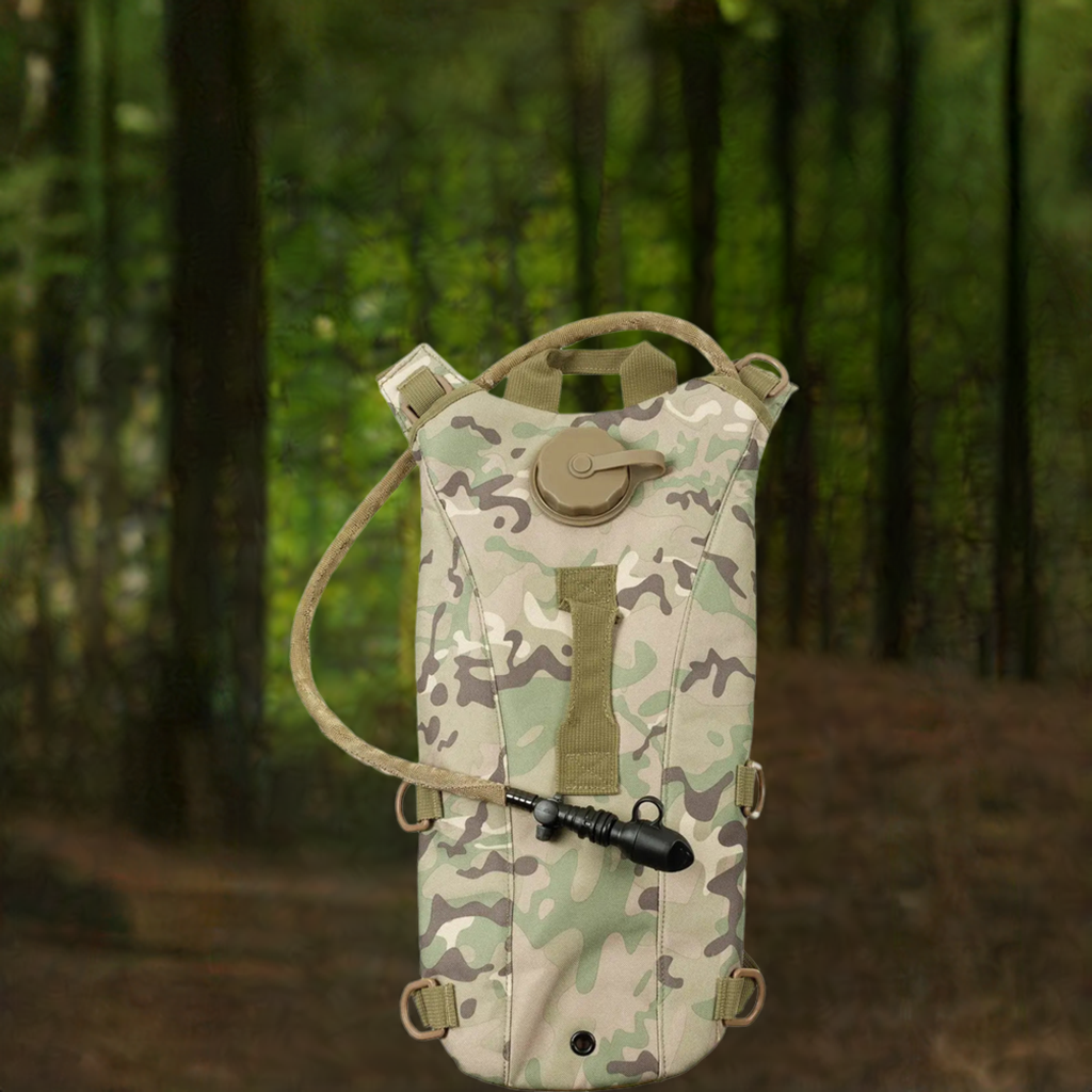 Hydration backpack , with TPU pouch, "Extreme", 2.5 l, op-camo NSO Gear hydration bag