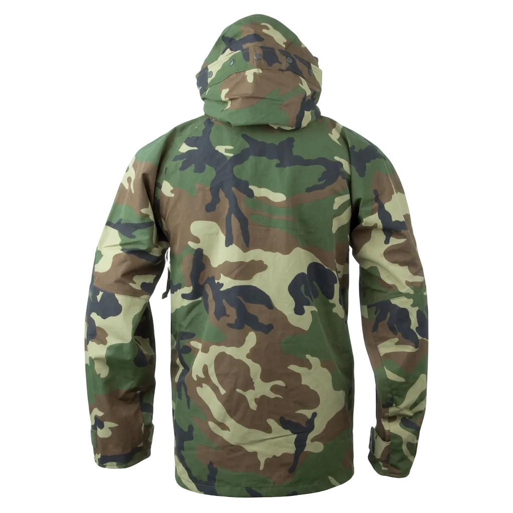 Mil-Tec US Woodland μπουφάν με κουκούλα, πίσω όψη