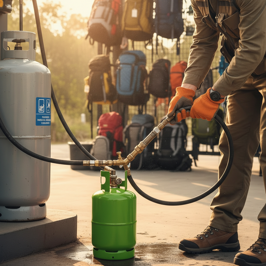 Propane Tank Refill Service - Αναπλήρωση Φιάλης Προπανίου