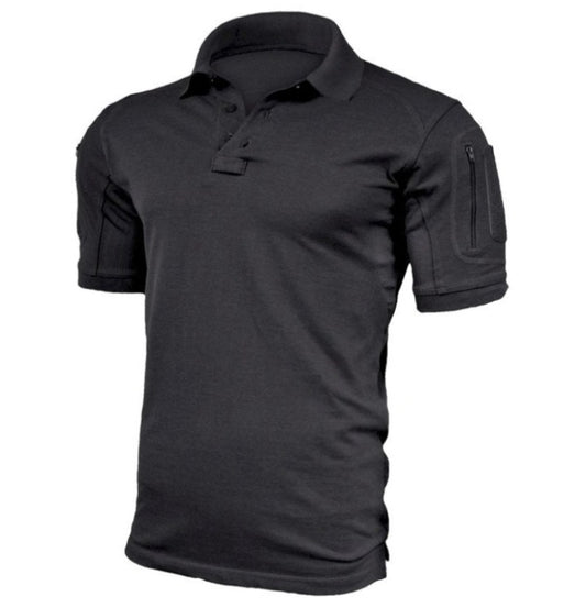 TEXAR - Elite Pro polo shirt black NSO Gear long arm shirt