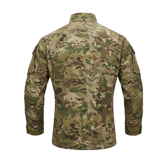 Camouflage jacket on a white background