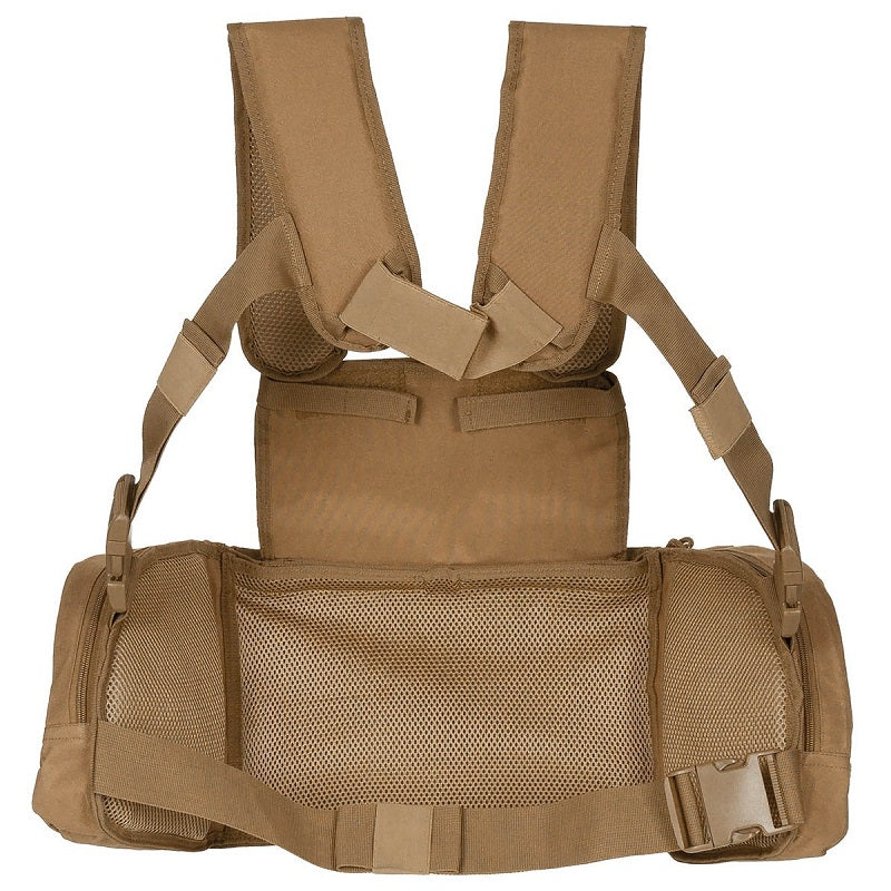 Chest Rig, "Mission", coyote tan NSO Gear Chest rig