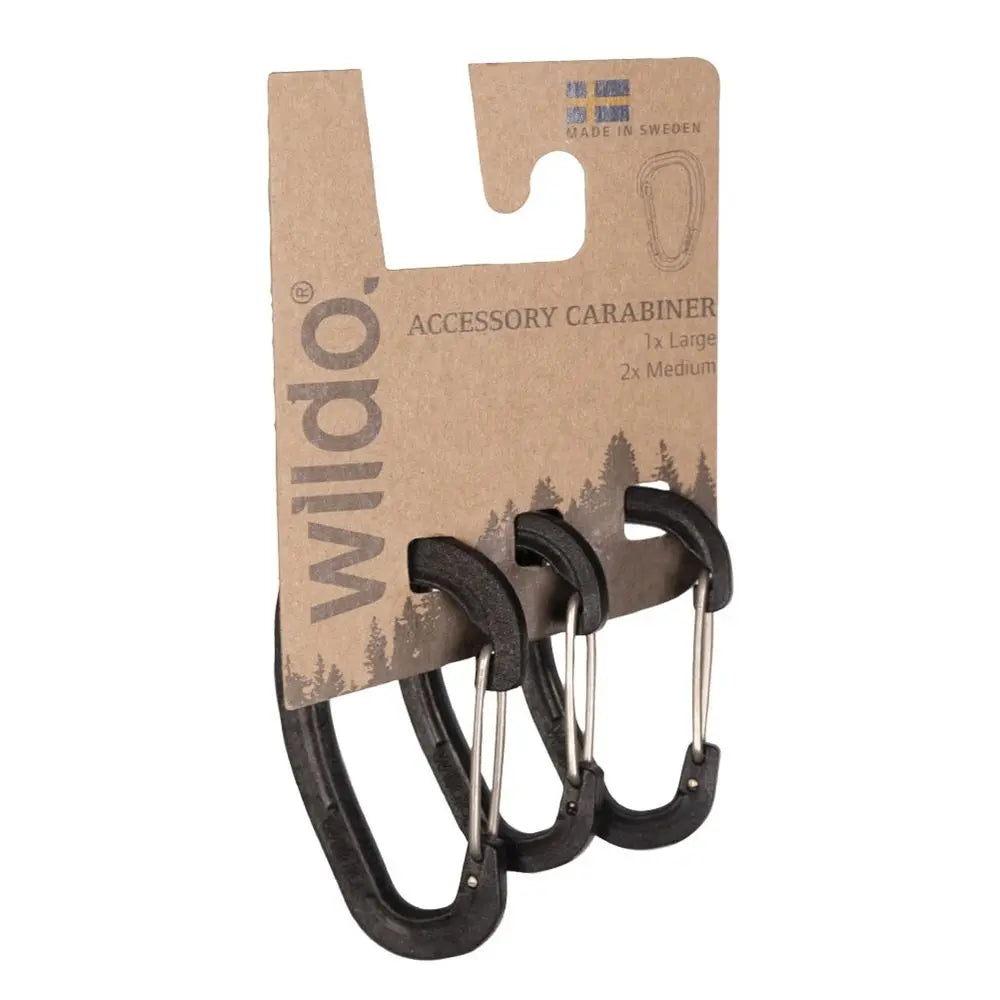 ACCESSORY CARABINER SET WILDO® BLACK NSO Gear carabiner