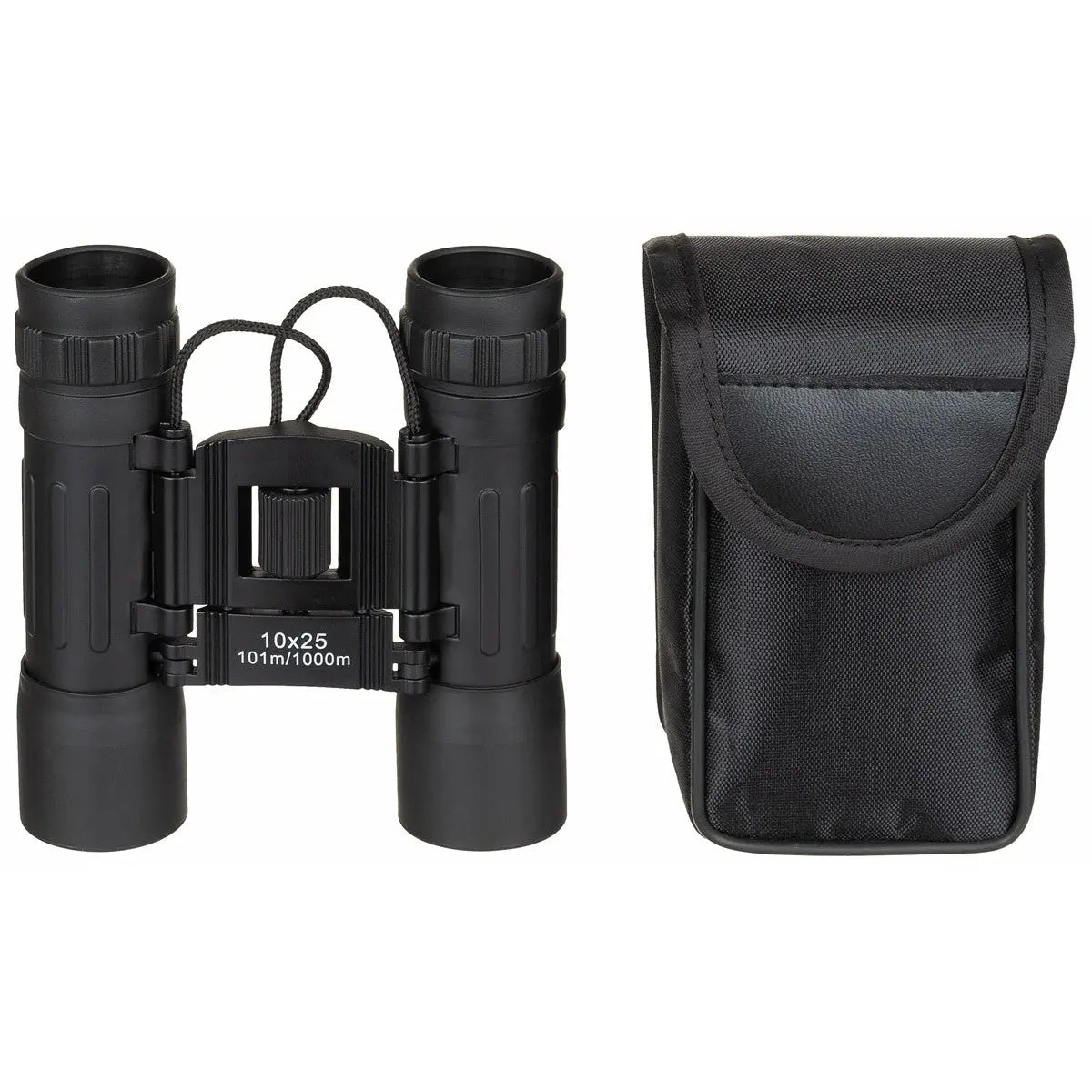Binocular, foldable, 10 x 25, black, Ruby lense NSO Gear
