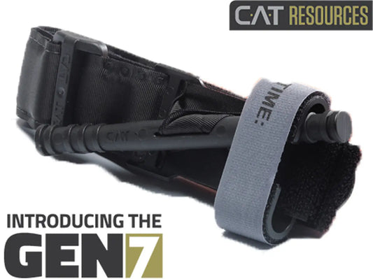 CAT - Combat Application Tourniquet Gen 7 Black NSO Gear First aid kit