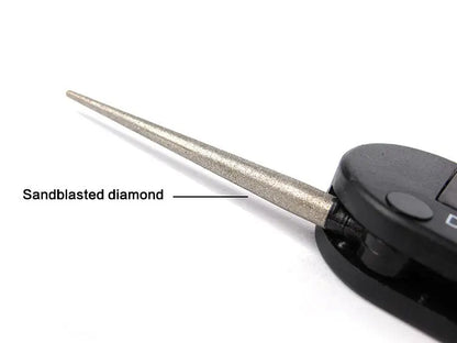 NSO Gear - sharpenerNSO Gear - sharpener 
Description

Pre-set carbides sharpen very dull edges quickly.
Specially shaped ceramic slot to finish edges and sharpen serrated blades.
TaperNSO Gear