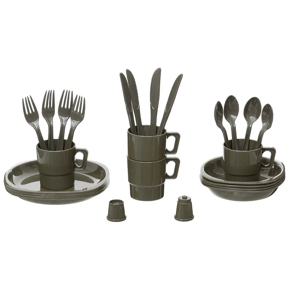 Camping cookware set 26 pcs OLIVE NSO Gear Cookware