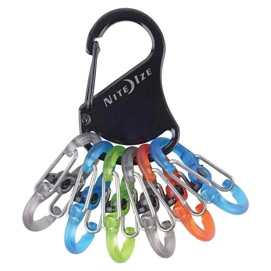 Carabiner key RACK with distinctive Snaps NSO Gear Key ring