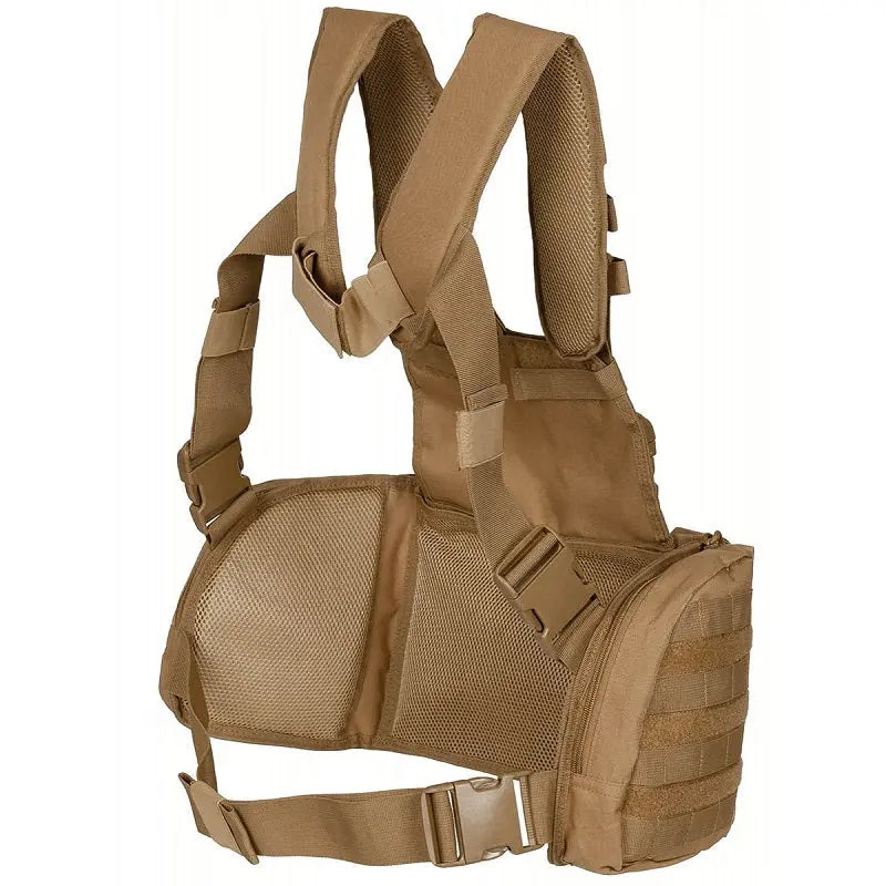 Chest Rig, "Mission", coyote tan NSO Gear Chest rig