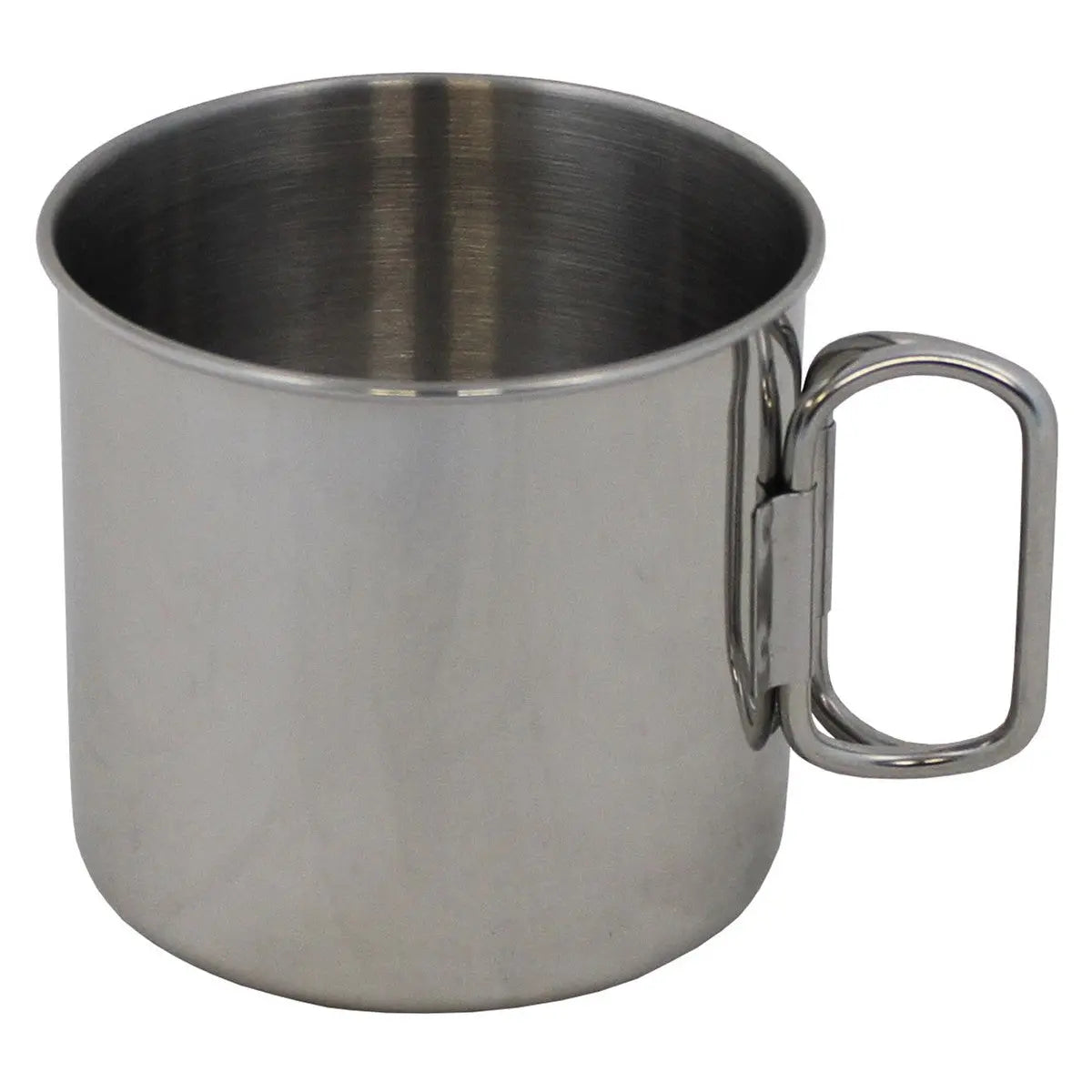 Cup, Stainless Steel, foldable handles, ca. 450 ml NSO Gear