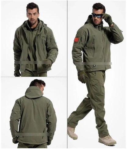 Hunting - Hiking Shark Skin Soft Shell pantsItem specifics


Sport Type:Camping &amp; Hiking

Outerwear Type: Pants

Lining Material:Polyester


Fit:Fits true to size, take your normal size


Material TechnoloNSO Gear
