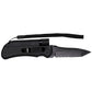 Jack Knife, one-handed, 4 in 1, black, plastic handle NSO Gear