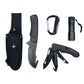 Knife Set, black, plastic handle, sheath NSO Gear
