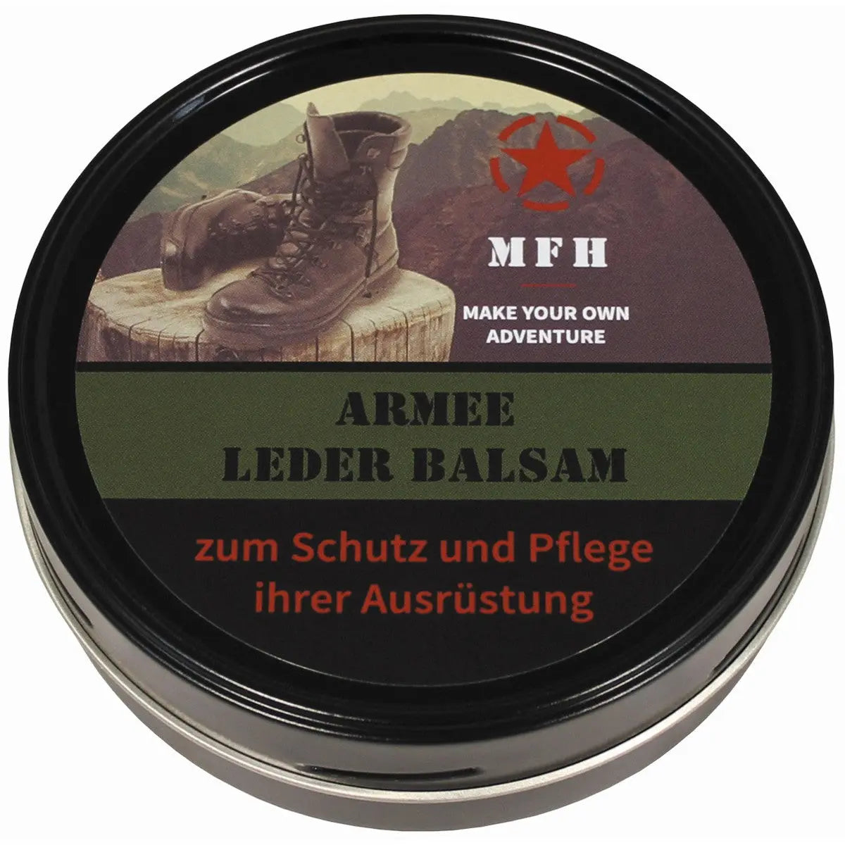 Leather Balsam, "Army", colourless, 150 ml can NSO Gear