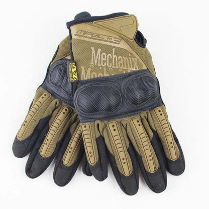 Mechanix Mpact 3 Full finger glovesModel Number: FTG-008Type:Tactical &amp;Military Leather Full GlovesMaterial:Leather and NylonColor: Black, Red, TanSize:M,L,XLFeature:Durable, Anti-skid, Wear-resisNSO Gear