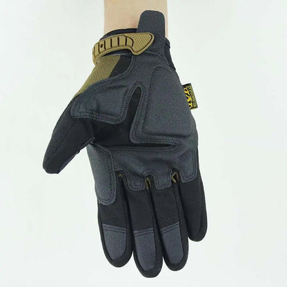 Mechanix Mpact 3 Full finger glovesModel Number: FTG-008Type:Tactical &amp;Military Leather Full GlovesMaterial:Leather and NylonColor: Black, Red, TanSize:M,L,XLFeature:Durable, Anti-skid, Wear-resisNSO Gear