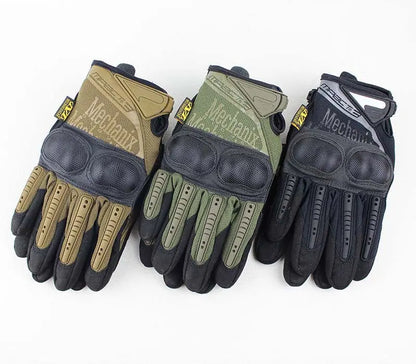 Mechanix Mpact 3 Full finger glovesModel Number: FTG-008Type:Tactical &amp;Military Leather Full GlovesMaterial:Leather and NylonColor: Black, Red, TanSize:M,L,XLFeature:Durable, Anti-skid, Wear-resisNSO Gear