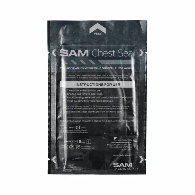 SAM Medical chest wound seal non valve NSO Gear First Aid Kits