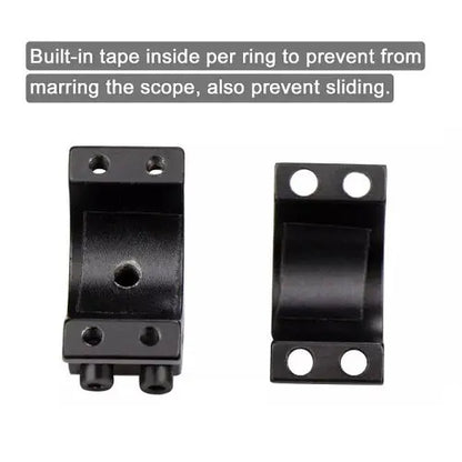 Scope Rings - High Profile 2 x 21mm NSO Gear weaver rings