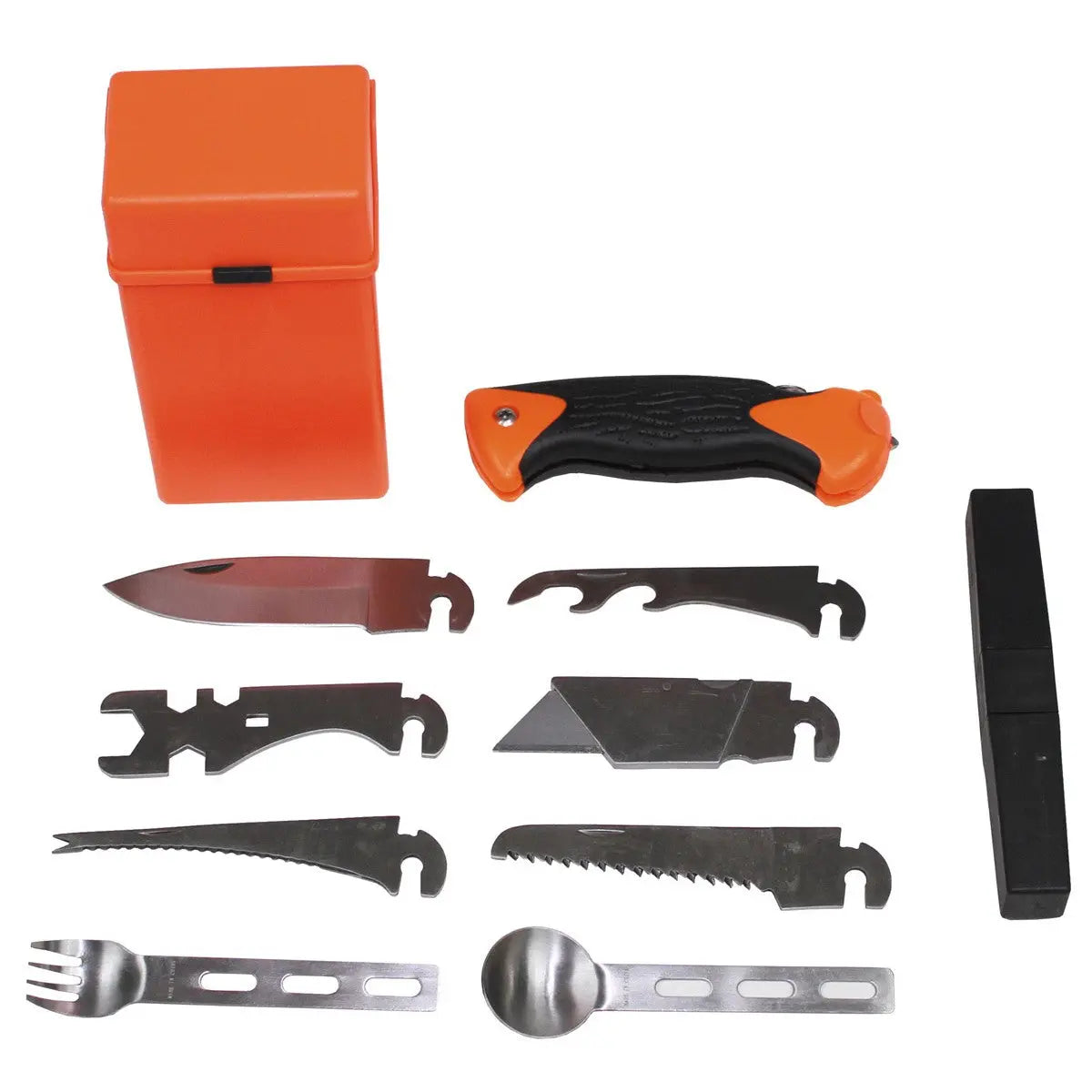 Survival Kit, "Special", 27-part, orange NSO Gear Survival Kit