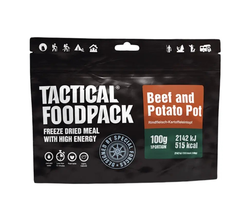 TACTICAL FOODPACK® BEEF AND POTATO POT NSO Gear Prepared Foods