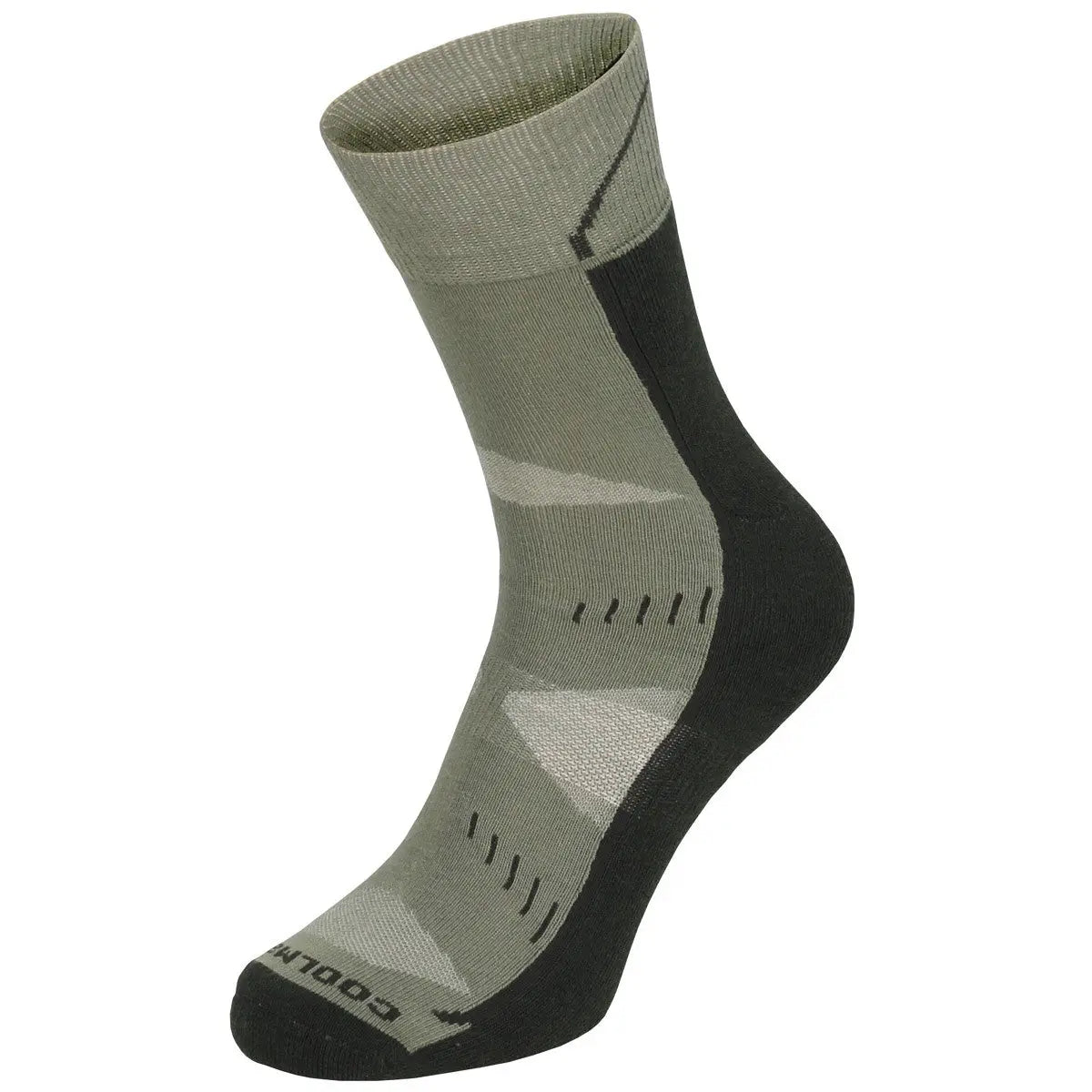 Trekking Socks, "Arber", padded sole, OD green NSO Gear Socks