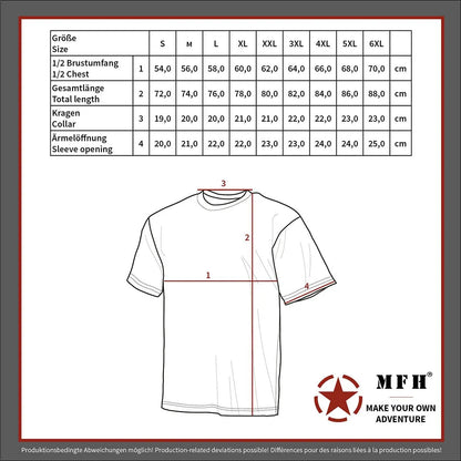 US T-shirt, operation camo, 170 g / m² NSO Gear T-shirt