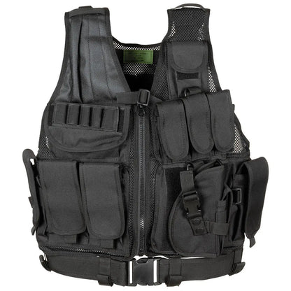 Vest, "USMC", with belt, Black NSO Gear