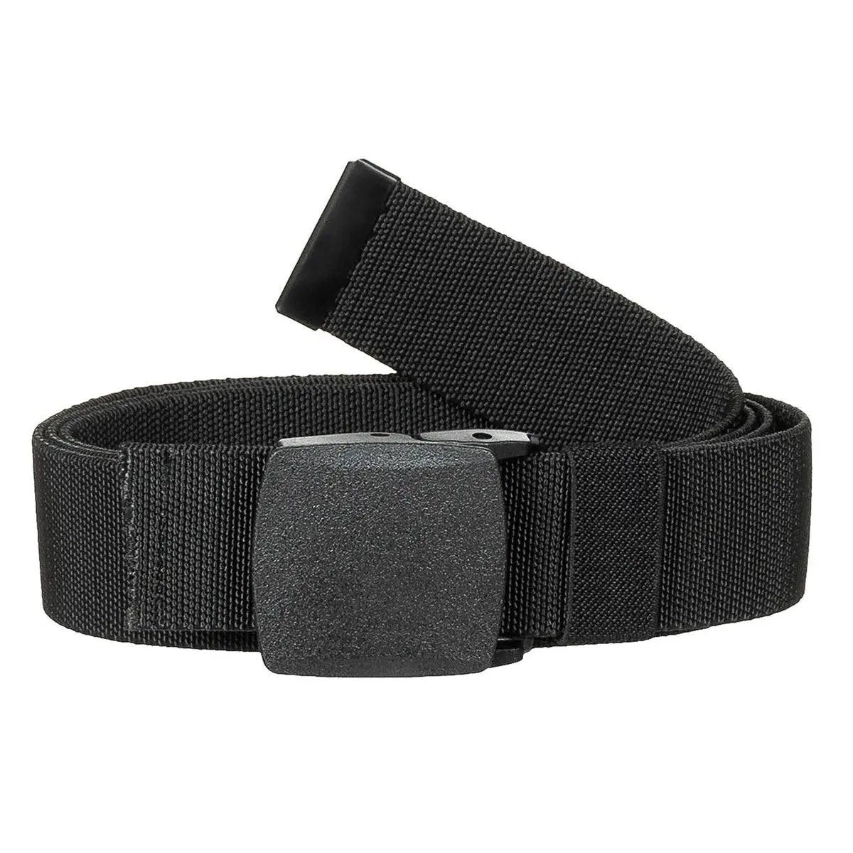 Web Belt, "Tactical Elastic", Black, ca. 3,7 cm NSO Gear Belts