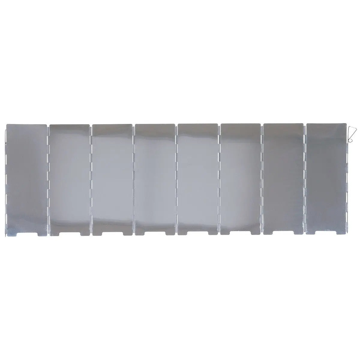 Windscreen, Aluminium, foldable, large, 8 blades, ca. 67 x 24 cm NSO Gear